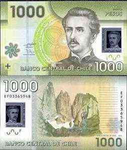 Чили / Chile 1000 Pesos 2011 Pick 161 UNC Полтава