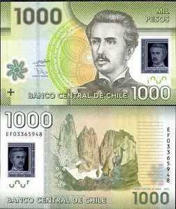 Чили / Chile 1000 Pesos 2011 Pick 161 UNC Полтава - фото 1