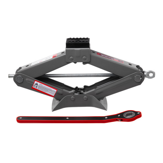 Домкрат механічний INTERTOOL GT0185, 2 т, з тріскачкою, гумовий упор, 110-400 мм, Ручний домкрат Івано-Франківськ - фото 5