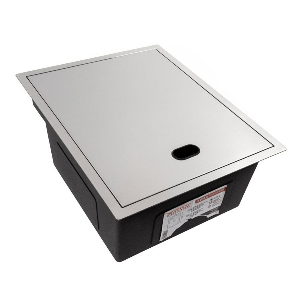 PLATINUM Кухонна мийка CM 40*50 прихована нержавійка Platinum Handmade Київ - фото 8