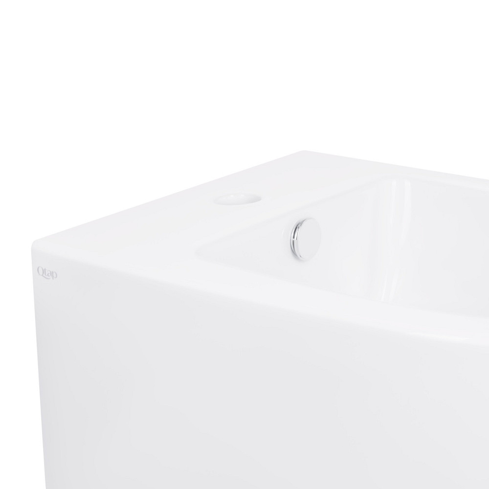 Биде подвесное Qtap Robin 515х370х350 White QT13551381GW Киев - изображение 5