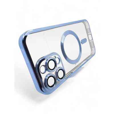 Чохол до мобільного телефона BeCover TPU Chrome Case (MagSafe) для Apple iPhone 16 Pro Sierra Blue (712082) Вінниця