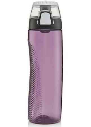 Универсальная Бутылка для воды 710 мл с таймером и крышкой Thermos (320041) Фиолетовая Нововолынск