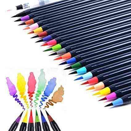 Набір акварельних маркерів (маркер пензлик) 20 кольорів, Набір фломастерів для художників Кам'янець-Подільський