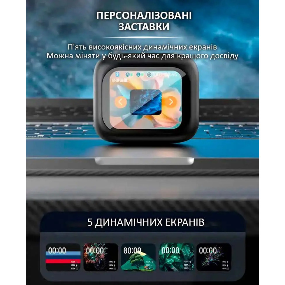 Навушники сенсорні бездротові для андроїд, Стерео навушники для спорту музики PB-33 Івано-Франківськ - фото 5