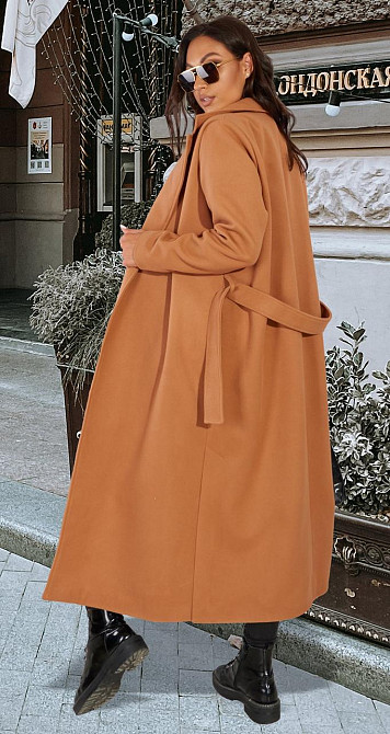 Кашемірове пальто з розрізами (44) Київ - фото 4