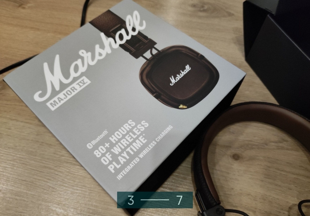 Бездротові навушники: MARSHALL MAJOR 4 IV, Bluetooth. Харків - фото 3