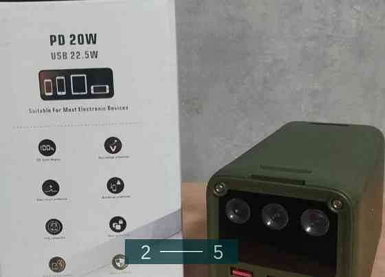 Павербанк для Ноутбука: 60000mAh.Зеленый KONFULON 22.5W Киев