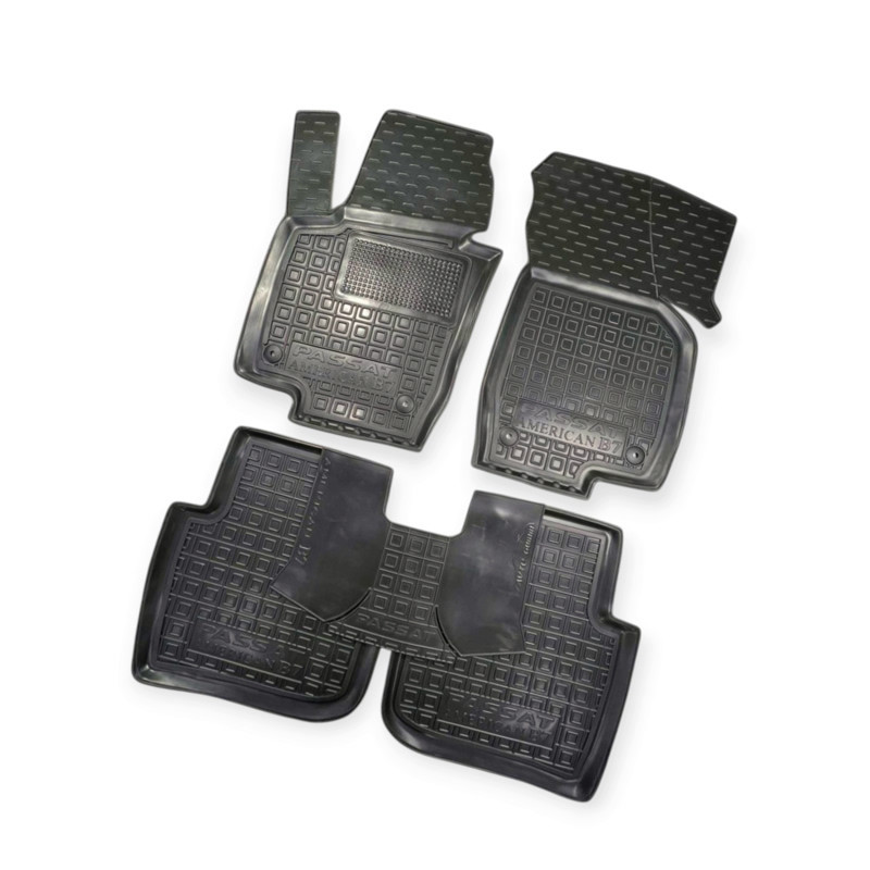 Коврики Фольцваген passat b7 2010-2014 usa борт 2,5см, з перемичкою салону Мукачево - фото 1