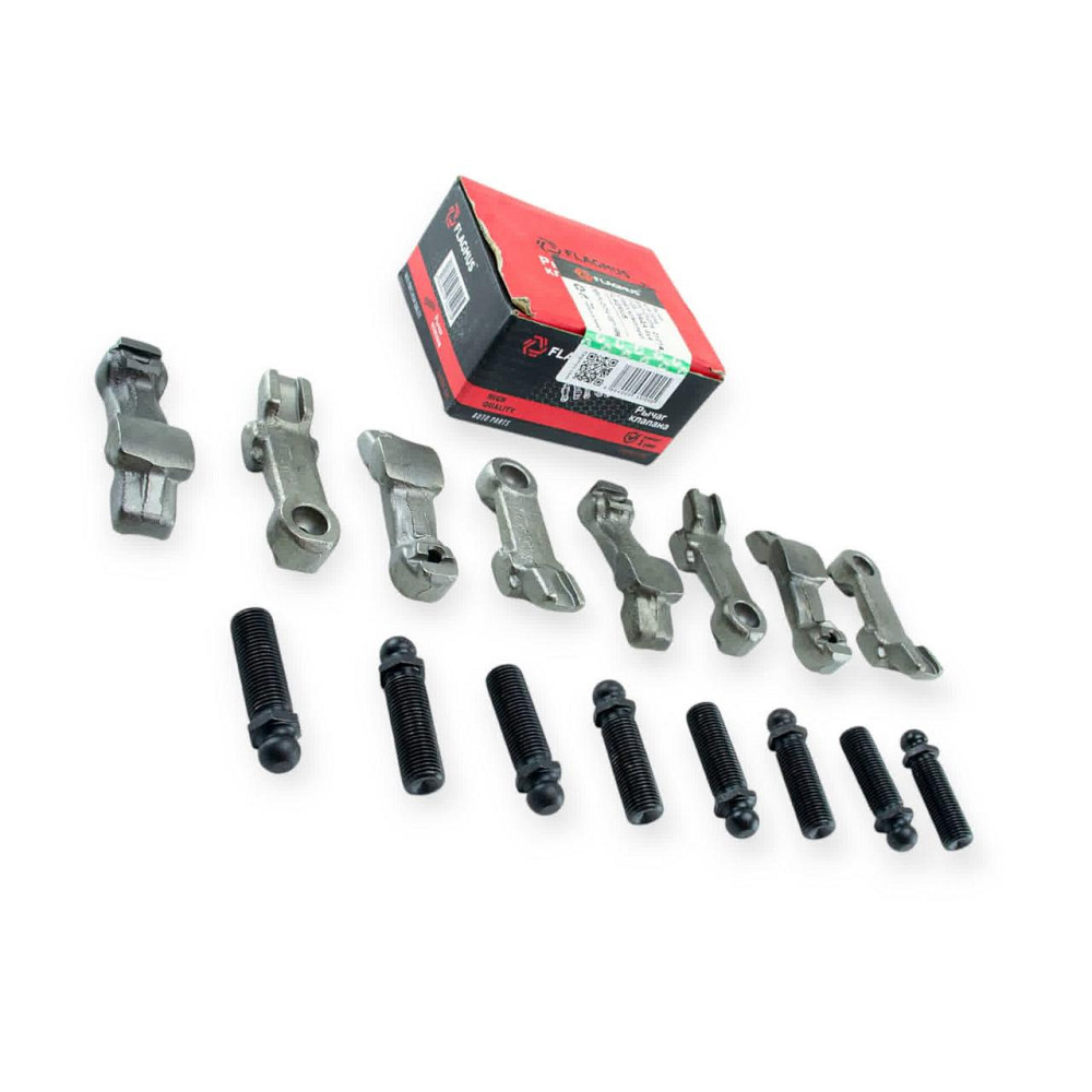 Рокера 2121-21214 новий зразок з болтами регулювання, важіль приводу клапанів (к-кт 8+8 шт) 2101-2107, Мукачево - фото 1