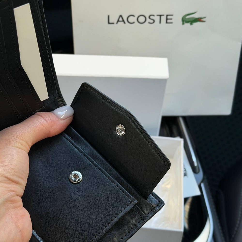 Чоловіче портмоне Lacoste в фірмовій упаковці (А8) Київ - фото 9