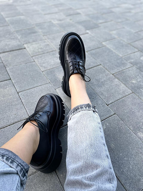 Olli Туфлі жіночі OLLI T-216-Астра чорні (весна-осінь, шкіра натуральна) (4777) Коломия - фото 10