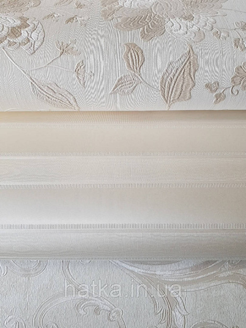 Шпалери вінілові на паперовій основі Sirpi Italian Silk 7 смуги структурні бежеві сріблясті Київ - фото 3