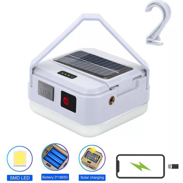 Фонарь кемпинговый DP-K7-100 солнечная панель Power Bank YP-21 Киев - изображение 1