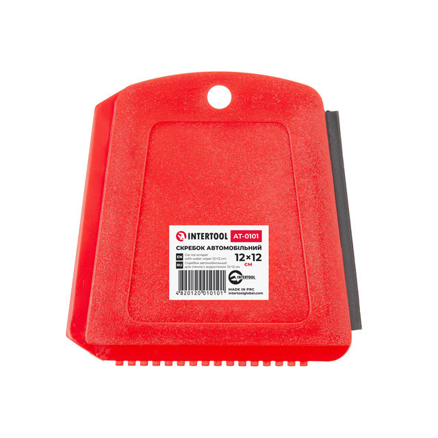 Скребок автомобильный для стекла, с водосгоном, 12×12 см INTERTOOL AT-0101 Киев - изображение 2
