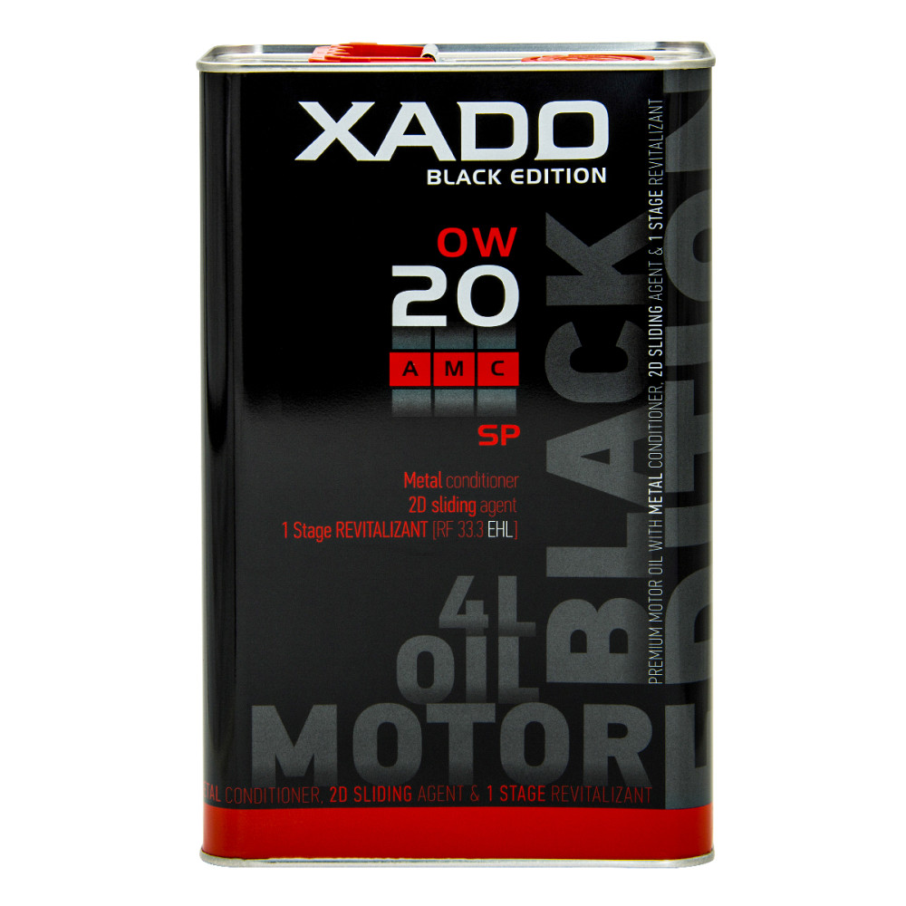 Моторное масло Xado Atomic Oil AMC Black Edition 0W-20 4л Львов - изображение 1