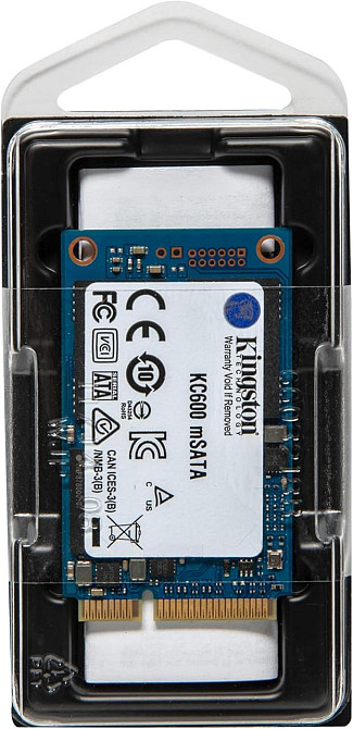 SSD Kingston KC600 256GB mSATA SATA3 внутрішній для ноутбука та ПК чорний Київ - фото 3