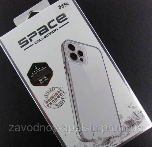 Iphone 15 Pro Прозрачный чехол Space (TPU+PC) Одесса - изображение 2