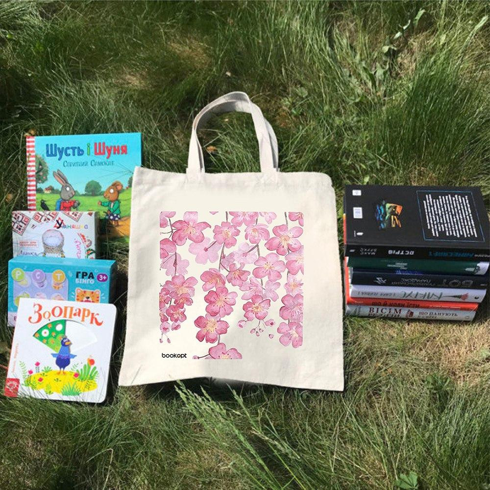 Екошопер BookOpt ВК4055 Сакура бежевий Луцк - изображение 5