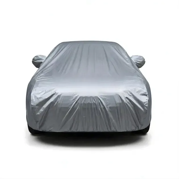 Защитный чехол-тент для авто от снега, дождя, солнца XXL - 580x175x120 см, однослойная защитная накидка на машину, автомобильный тент Коломыя - изображение 6