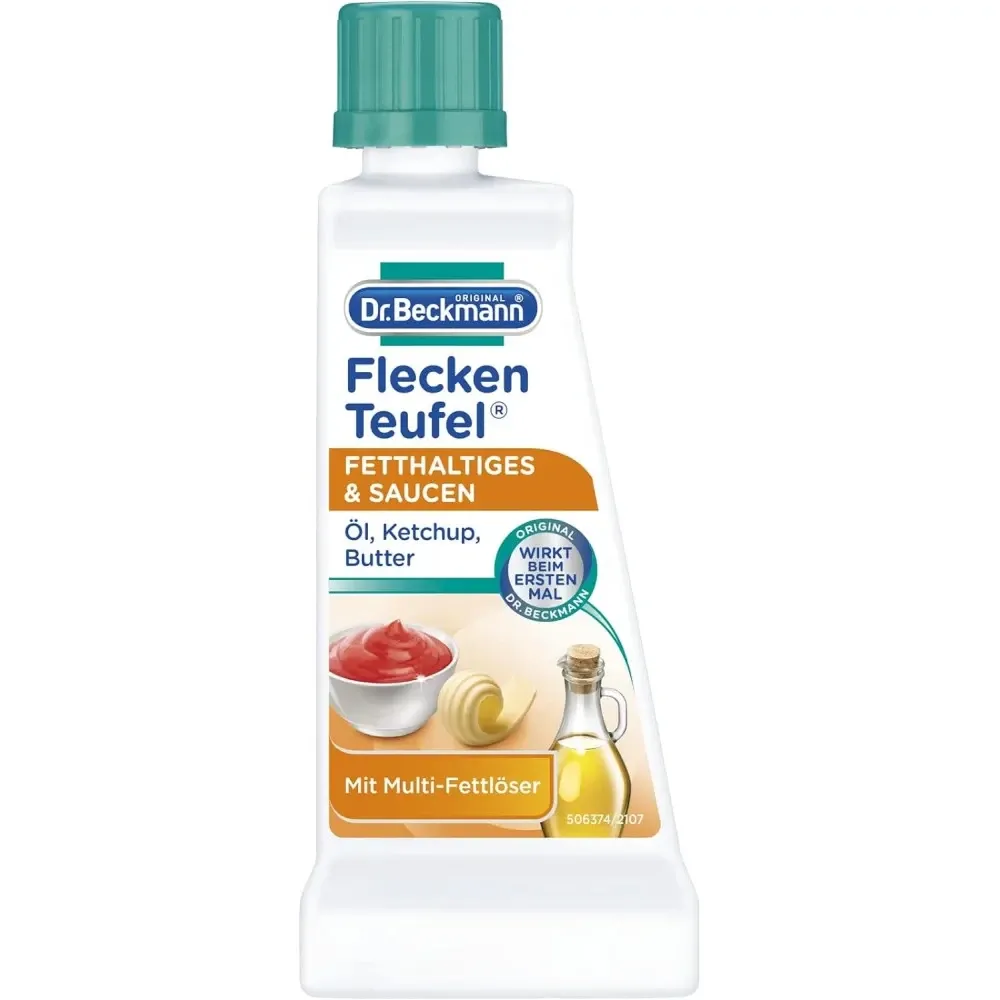 Выводитель пятен от жира и соусов Dr.Beckmann Fleckenteufel Fetthaltiges&Saucen, 50 мл Львов - изображение 1
