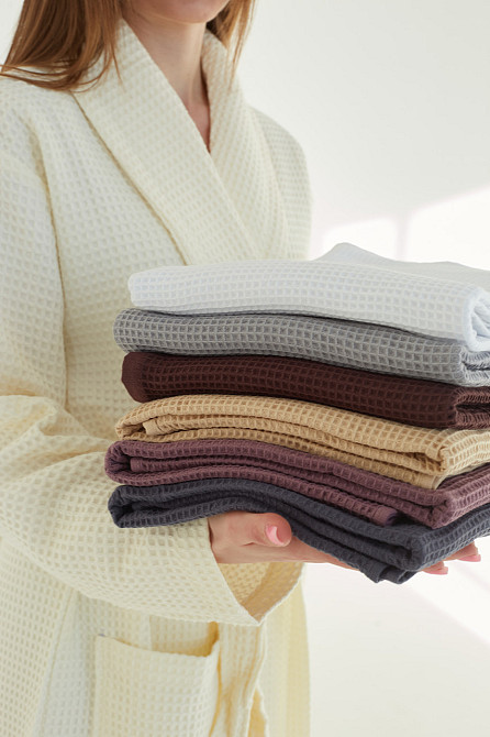 Подарунковий набір вафельных полотенец Ideal Textile 6 шт (56860964) Чернівці - фото 6