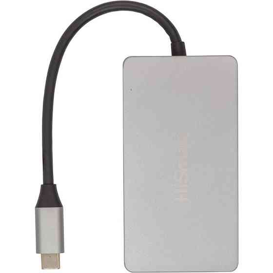 Концентратор USB Type-C HiSmart Grey (CA913879) ( Сірий ) Харків