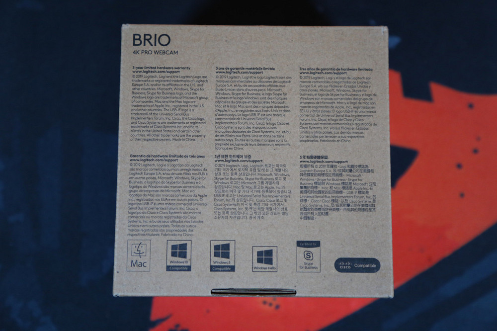 Новая оригинальная веб-камера Logitech BRIO 4K Pro, V-U0040 (в пломбах) Харьков - изображение 8