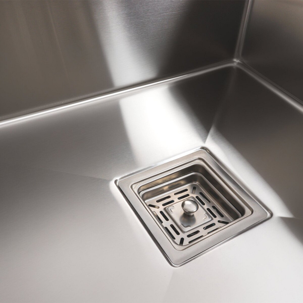 PLATINUM Кухонна мийка 78*50С R нержавійка Platinum Handmade (поглиблена полиця, 3.0/1.0 мм) Київ - фото 5