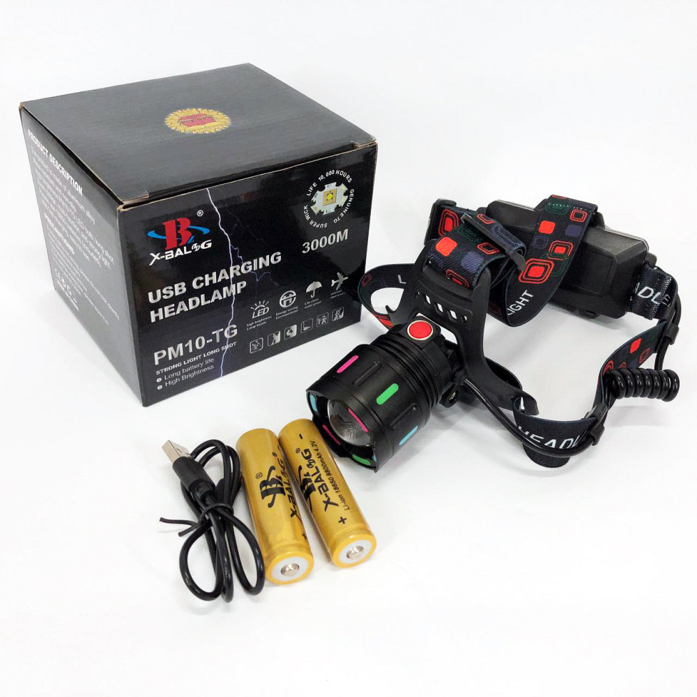 Портативный светодиодный налобный фонарь SY-8087-PM10-TG, Мощный фонарик светодиодный на голову DX-20 Львов - изображение 15