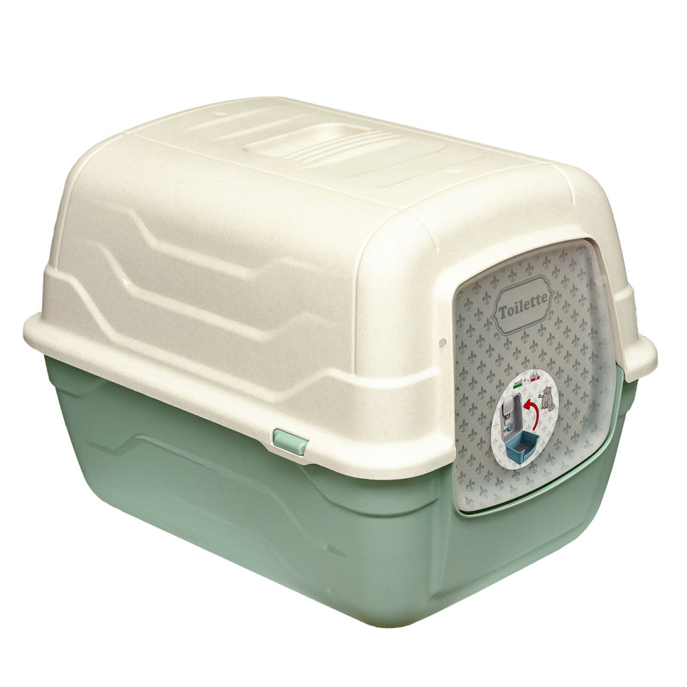 Закрытый туалет Roto Toilet с лопаткой и фильтром для собак и кошек размер 52 x 40 x 40 см Киев - изображение 1