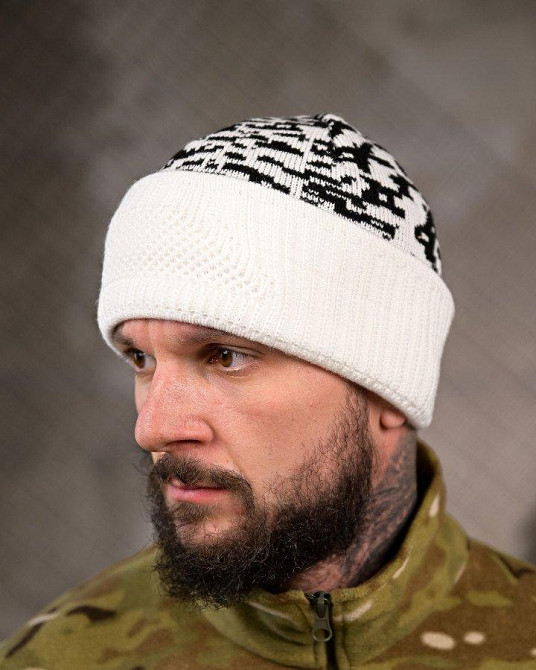 Балаклава трансформер ч/б ТР6281 Одеса - фото 5