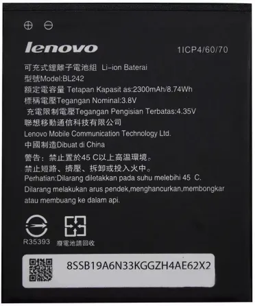 Аккумулятор Lenovo BL242 (2300 mAh) Днепр
