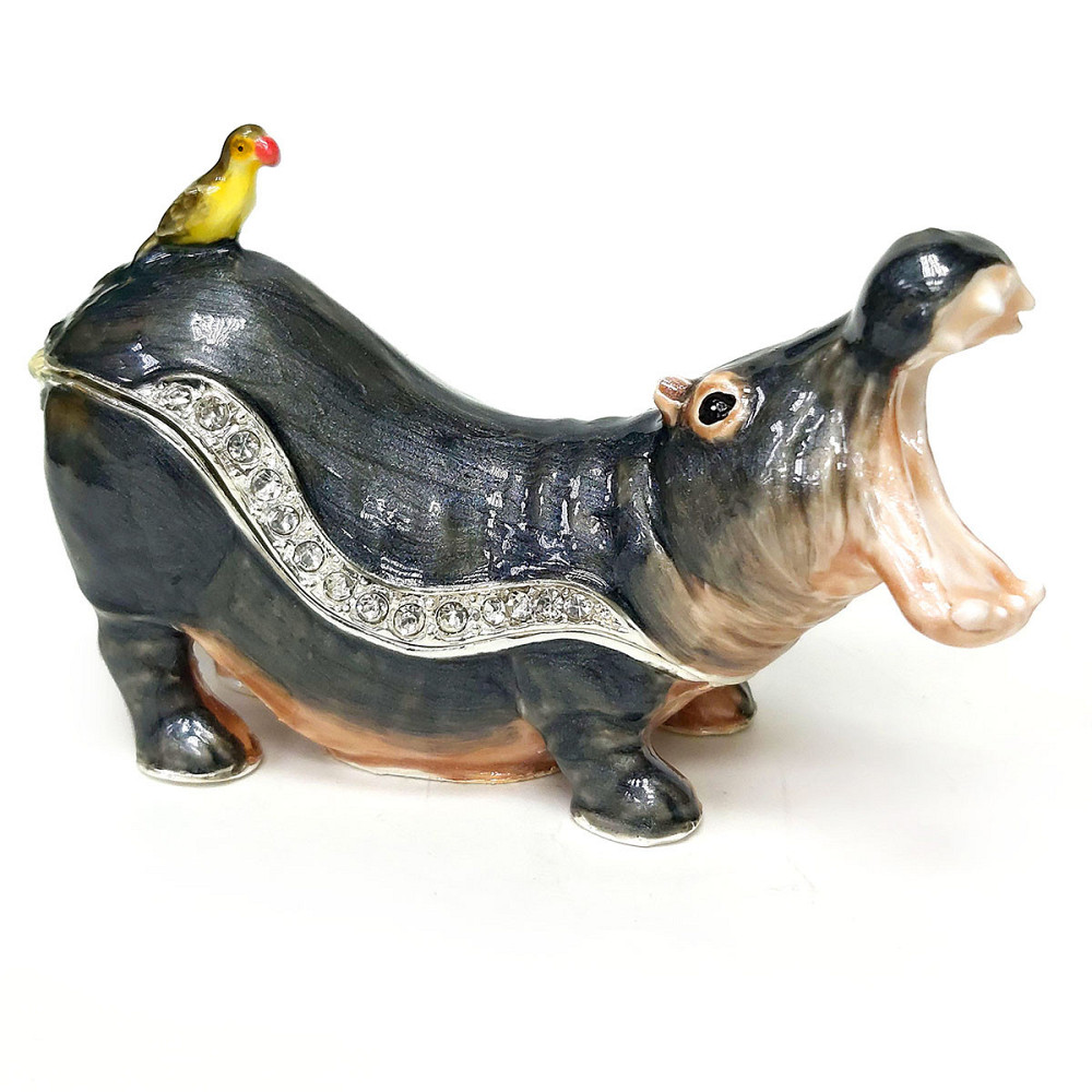 Шкатулка со стразами Бегемот Киев - изображение 1