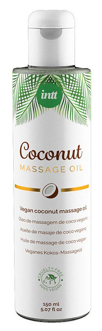 Массажное масло Intt Coconut Vegan (150 мл) Sex Aura Киев - изображение 1