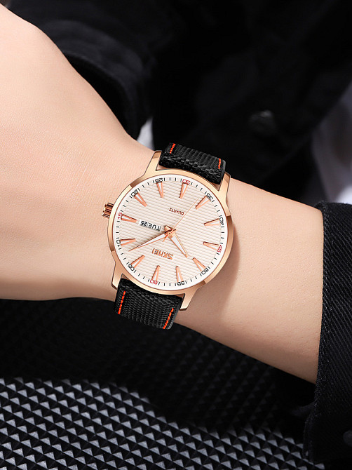 Skmei 9303RGSI Rose Gold-Silver SBR Киев - изображение 3