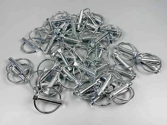 Палець із капелюшком стопорний 10 мм + блокувальний чек круглий Мукачево