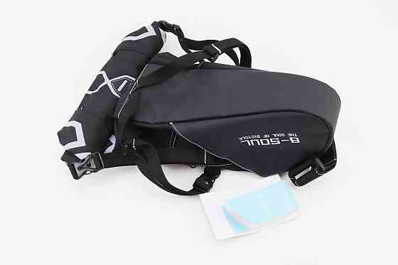 Сумка під сидіння (Bikepacking) 12L, кріпл. швидкознімне, чорно-сіра Київ