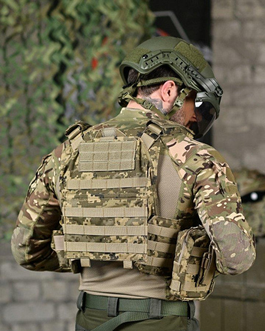 Плитоноска 4 точки скидання Attack PREMIUM піксель ДЛ6501 Одеса - фото 3