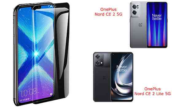 Захисне скло NeoGlass для OnePlus Nord CE 2 5G, Nord CE 2 Lite 5G – надпрозоре та стійке Київ