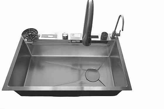 Кухонна раковина водоспад Willda, кухонна мийка водоспад ручної роботи 75х46х22 (529430462) Київ