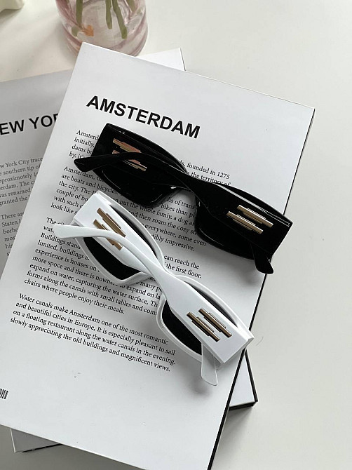 Окуляри унісекс ректангл для середньої особи оправа пластик Київ - фото 6