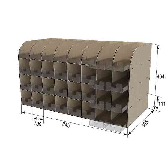Диспенсер EKOSTAR 32 ячейки 845х395х464 Киев