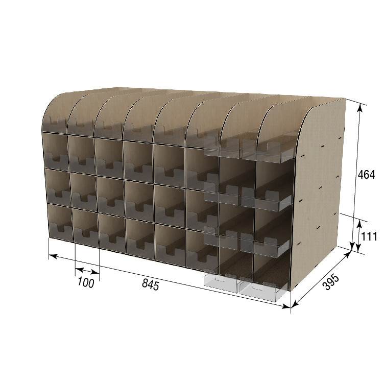 Диспенсер EKOSTAR 32 ячейки 845х395х464 Киев - изображение 4