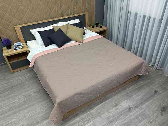 Покрывало двустороннее Decorator Microfiber куб 161х215 см какао с розовым (85-190) Киев