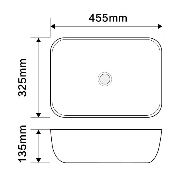 Раковина накладна Mixxus Premium DIVERSE-0112 WHITE-BLACK 455х325х135mm   ( MP6542 ) 29006 Харьков - изображение 8