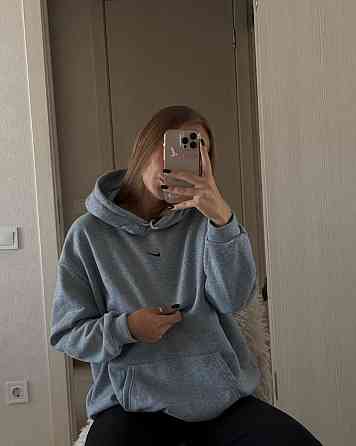 Женская базовая теплая худи трехнитка на флисе Меланж Одесса