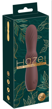 Вібратор зі стимулювальним валом з 10 режимами вібрації Hazel 04 Sex Aura Київ