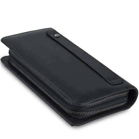 Клатч чоловіча з натуральної шкіри Vintage 14833 Чорний Київ