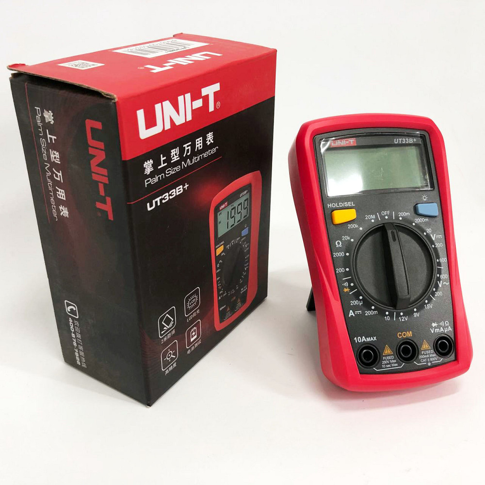 Мультиметр с высоким пределом измерений 33 B+ UT DIGITAL, Тестер для проверки напряжения цифровой JK-96 Львов - изображение 4